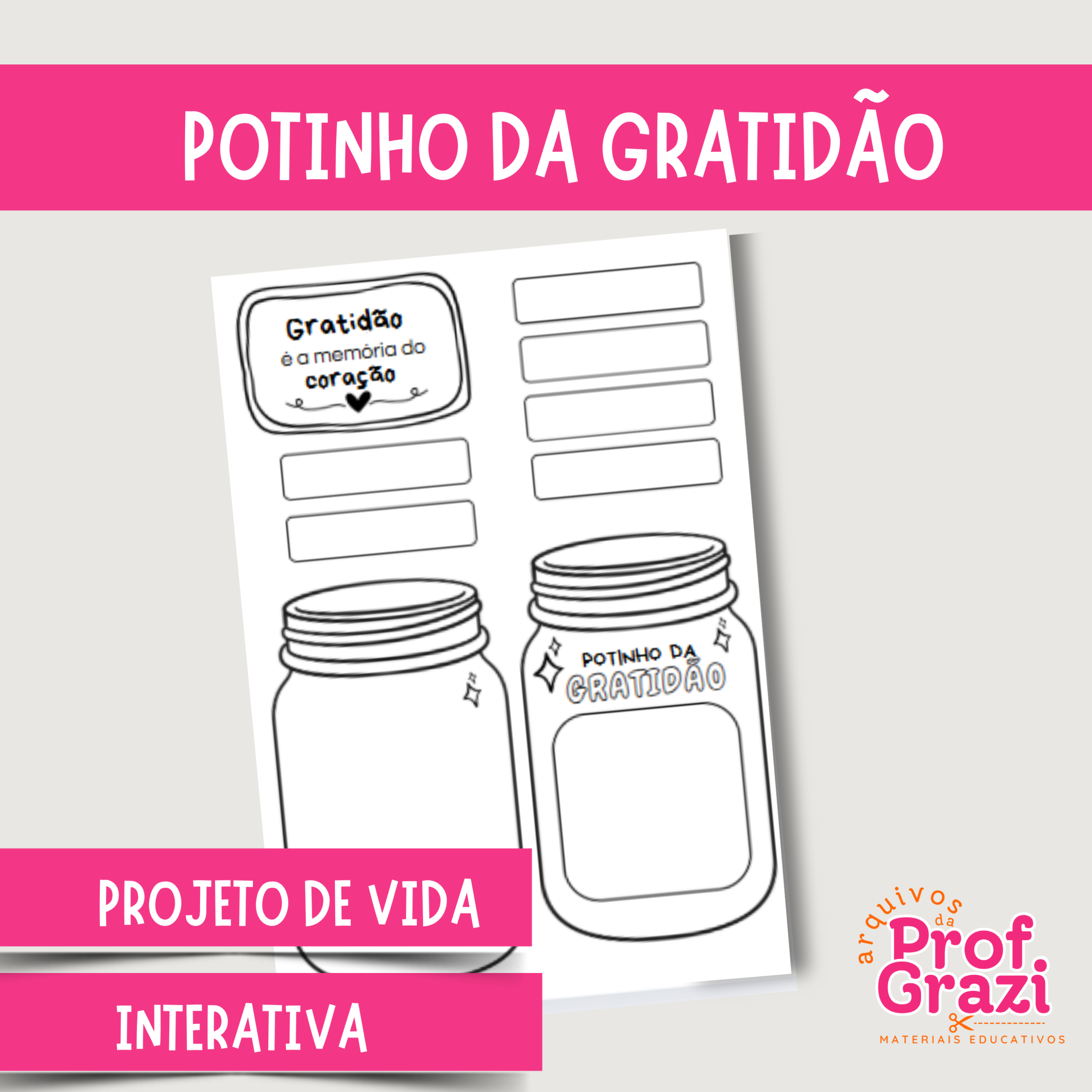 Potinho da Gratidao- DIVULGAÇÃO